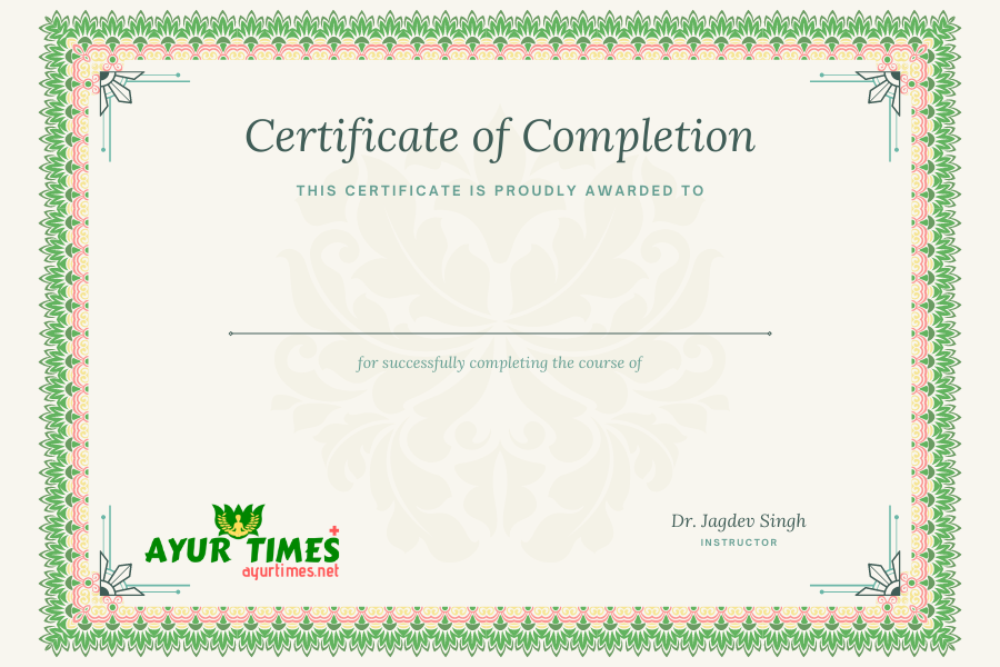 Certificate of Completion